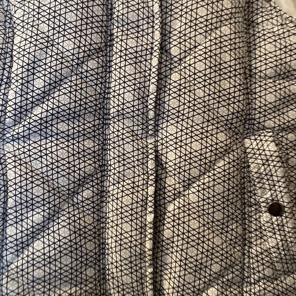 Razzle Dazzle diamond print zip up vest size medium - Picture 3 of 6